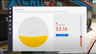 FiveM Gas station simulator  Buy and manage your own gas station ESXQBCore [upl. by Arihsak418]