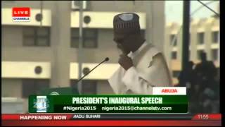 Nigeria President Muhammadu Buharis Inaugural Speech  Part1 290515 [upl. by Dagmar788]