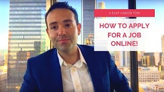 How To Apply For A Job Online  5 Tips [upl. by Yeslrahc]