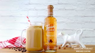 Torani Signature Hazelnut Brewed Coffee [upl. by Adanama]