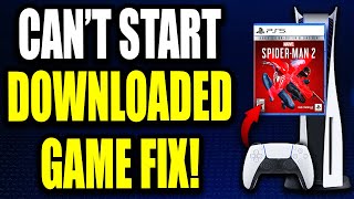 How to Fix Cannot Start The Game on PS5  Full Guide [upl. by Adachi545]