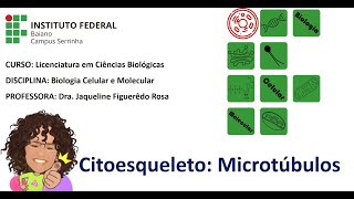 Citoesqueleto Microtúbulos [upl. by Kaela]