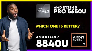 AMD Ryzen 5 Pro 5650U vs AMD Ryzen 7 8840U Comparison [upl. by Ortrude]