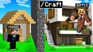 Cheating with Craftable Houses in MInecraft Build Battle [upl. by Ammeg]