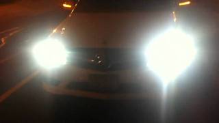 Mercedes C300 Turn Signals white front red rear LED [upl. by Trix]