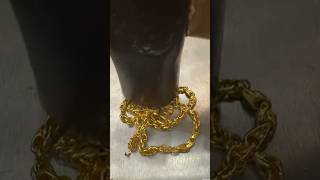 GoldSmith Make a gold ring from an old necklace goldsmith jewellery jewelry necklace handmade [upl. by Namar]