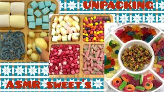 ASMR unpacking interesting sweets 🤩🥰😋👍💥💥💥 [upl. by Ainerbas]