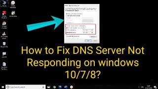 Fix  DNS Server is Not Responding in Windows 1087  Tamil  RAM Solution [upl. by Nnednarb]