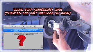 2016 Volvo S60 T5 Inscription EVAPEmissions Leak Tighten Gas Cap Dashboard Message [upl. by Eiramik607]