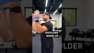 Warm Up Your Rotator Cuff  Banded PullAparts amp Serratus Anterior Raises [upl. by Yelhsa]