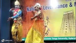 Muddugare yashoda lovely song performed by Hesvitha and Akshitha [upl. by Doralia528]