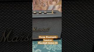 เสียงกระหึ่ม Home Bluetooth Speaker Marshall Acton III marshall marshallacton bluetoothspeaker [upl. by Einnol25]