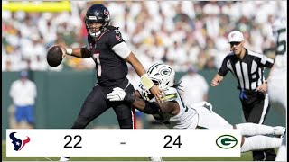 Texans OLine is Atrocious  Bobby SLOWik  Packers Loss Review [upl. by Werdnaed]