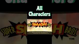 All Characters in Super Smash Bros N64 [upl. by Aztiray]