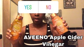 I tried AVEENO APPLE CIDER VINEGAR shampoo and conditioner [upl. by Lienet204]