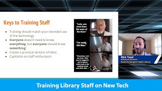 Training Library Staff on New Tech [upl. by Irik]