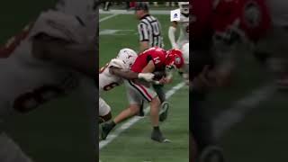 Georgia QB Gets DESTROYED by Texas Defender  HUGE Hit [upl. by Pearman754]