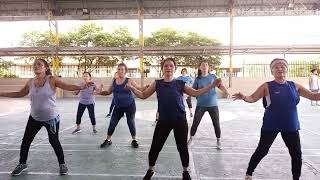 lambada zumba dance with rundell viesca part2 71624 [upl. by Frayne]