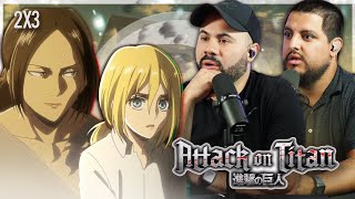 Our First Anime  Attack On Titan 2x3 quotSouthwestwardquot Reaction  SUBBED [upl. by Strep148]