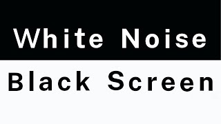 24 Hours White Noise with Black Screen  Sleep Focus Study  No Ads Relaxing Sleep Aid [upl. by Acyre]