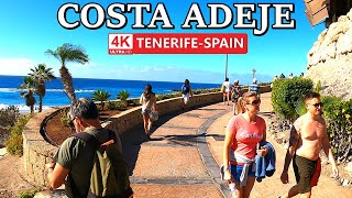 TENERIFE  COSTA ADEJE  Lively Atmosphere with Fabulous Weather ☀️ 4K Walk ● January 2024 [upl. by Aita83]