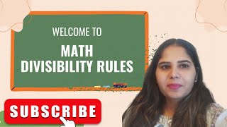 Math Topic  Divisibility Rules  Divisibility Rule of 2  3  4 5  6 9 10  Easy Explanation [upl. by Leigha]