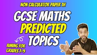 2024 GCSE Maths Predicted Topics Non Calc Paper 1H [upl. by Sidonnie]