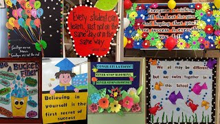 Preschool Motivational bulletin board decoration ideasManners board decorationEducational boards [upl. by Eugenle]