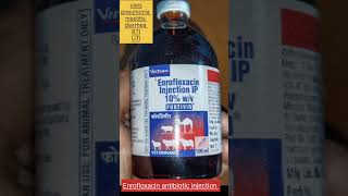 Enrofloxacin antibiotic injection uses in hindi ।। best antibiotic injection uses in veterinary [upl. by Mccomb798]