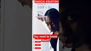 A stepbystep guide on how to solve Radical Equation [upl. by Aikenahs473]