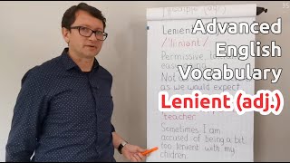 Lenient adj  Advanced English Vocabulary  One Minute Videos [upl. by Aiken]