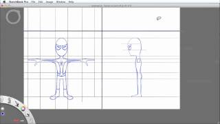 How To Draw Character Model Sheets in Sketchbook Pro [upl. by Nallaf861]