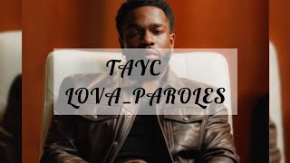 TaycLovaParoles tayc lova [upl. by Eekorehc]