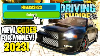 NEW ALL WORKING CODES FOR DRIVING EMPIRE IN OCTOBER 2023 ROBLOX DRIVING EMPIRE CODES [upl. by Subocaj879]