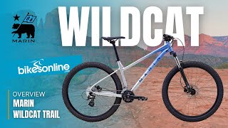 2022 Marin Wildcat Trail Mountain Bike  Bikes Online Overview [upl. by Waynant]