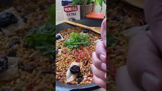 🥘Arroz de Morcilla Panceta y Verduras Con Receta📝 [upl. by Rexferd]