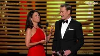 Julia LouisDreyfus didnt remember Bryan Cranston Korean sub [upl. by Yboj]