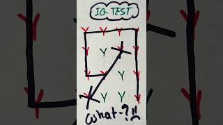 IQ test youtubeshorts drawing iqtestonline iqtest [upl. by Arratahs89]