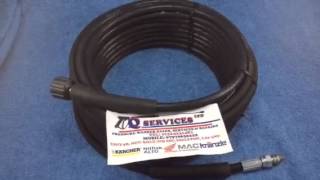 KARCHER drain hose 10 20 30 meter hd HDS [upl. by Ahsem]