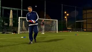 Corso Uefa C FVG lezione di tecnica del portiere 2a fase analitico [upl. by Lorette]