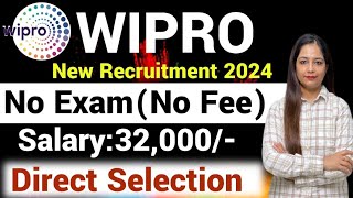 Wipro Recruitment 2024Work From Home JobWork From Home JobTechnical Government job MeetJune 2024 [upl. by Arahd]