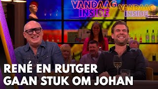 René en Rutger Castricum gaan stuk om vraag van Johan aan Chris  VANDAAG INSIDE [upl. by Eimam]