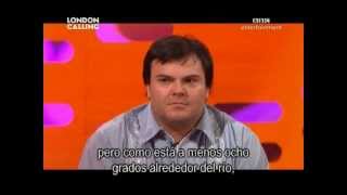 The Graham Norton Show Jack Black John Waters Miranda Hart and Justin BiebersubtituladoPart1 [upl. by Urbani]