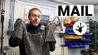 Making riveted chainmail [upl. by Analart]