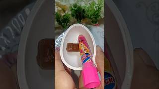 Kinder Joy Box With Cadbury Choclairs With Lipstick 💄 Chocolate Popsicle🍡shorts shortsviral viral [upl. by Colson874]