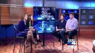 Much Ado About Nothing  Interview with Nathan Fillion Amy Acker and Alexis Denisof by KOMO [upl. by Lan21]