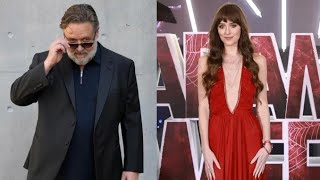 Russell Crowe RESPONDS to Dakota Johnsons Madame Web Critique [upl. by Hekker]