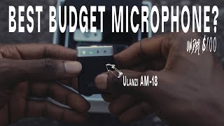 BEST BUDGET MICROPHONE Ulanzi AM18 Review [upl. by Eppesuig]