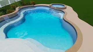 Wilkinson Pool Design by Backyard Amenities [upl. by Rossie215]