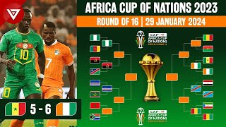 🟢 Senegal vs Cote dIvoire  Africa Cup of Nations 2023 Round of 16 Results as of January 29 [upl. by Tniassuot]